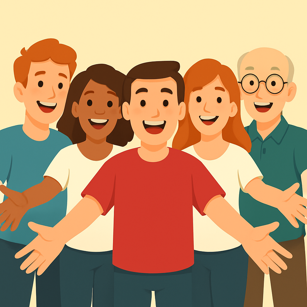 Te așteptăm cu brațele deschise